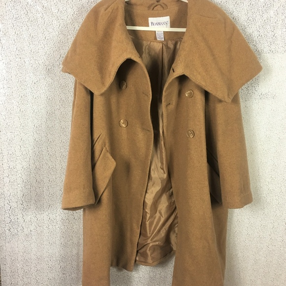 Roaman's Jackets & Blazers - Roaman’s Camel Wool Coat